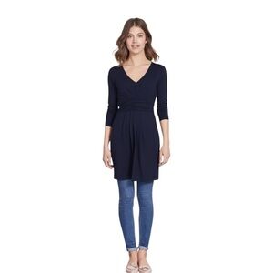 Boden Marion Jersey Tunic Dress‎ Women’s Size 4 US Navy Fit & Flare